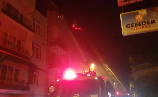Bursa'da binada çıkan yangında 1 kişi dumandan etkilendi