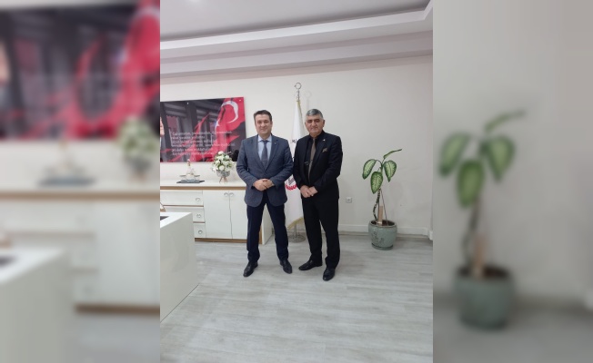 Murat Kaya'dan Milli Eğitim Müdürü Oğuz'a ziyaret