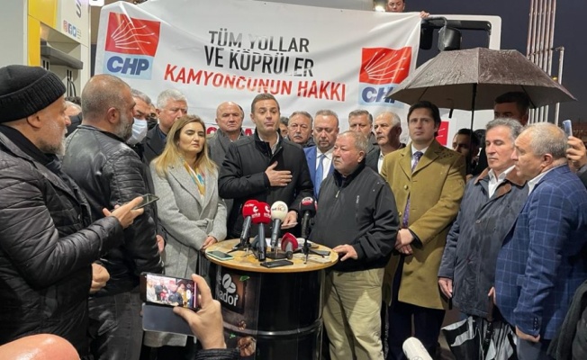 CHP'li Akın, akaryakıt fiyatlarına tepki için İstanbul-İzmir arasında tır yolcuğu yaptı
