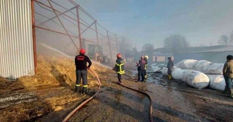 Cumaköy'de yangın çıktı