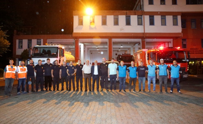 Kocaeli’den Marmaris’teki yangın söndürme çalışmalarına destek