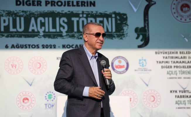Erdoğan: Kocaeli’ni imkanları ve güzellikleriyle anlatmakla bitiremiyoruz