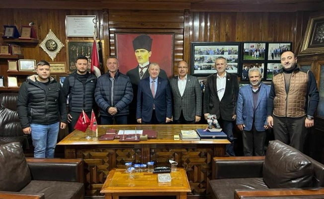 Beyağaç Belediye Başkanından Sadık Güvenç'e ziyaret
