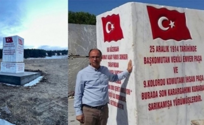 Mustafa Ercan’dan Kars Sarıkamış'a Şehitler Anıtı