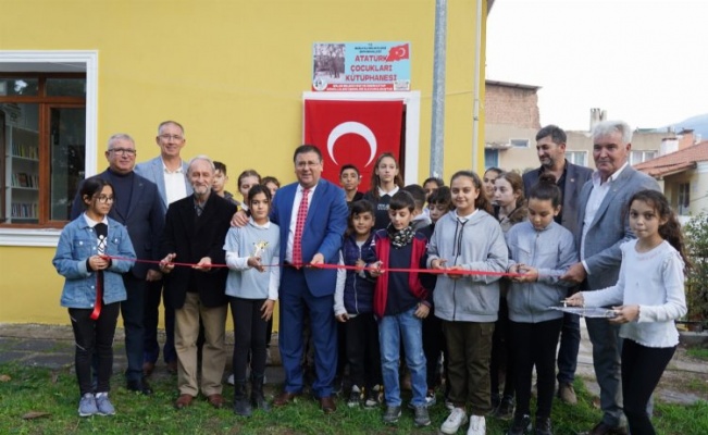 Atatürk Çocukları'ndan 49. kütüphane Milas'ta açıldı