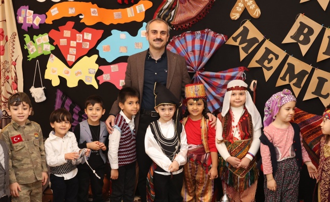Çiftçi, miniklerle Türk Malları haftasını kutladı
