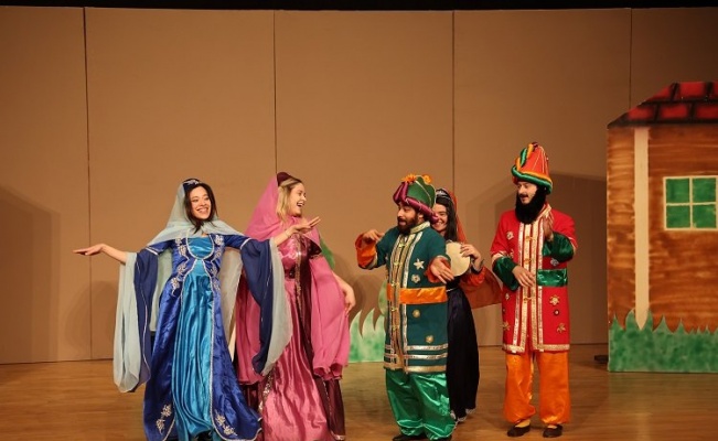 Kayseri Talas'ta gölge oyunu heyecanı