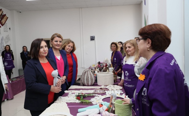 Selvi Kılıçdaroğlu, İZGİM’de üretici kadınlarla buluştu