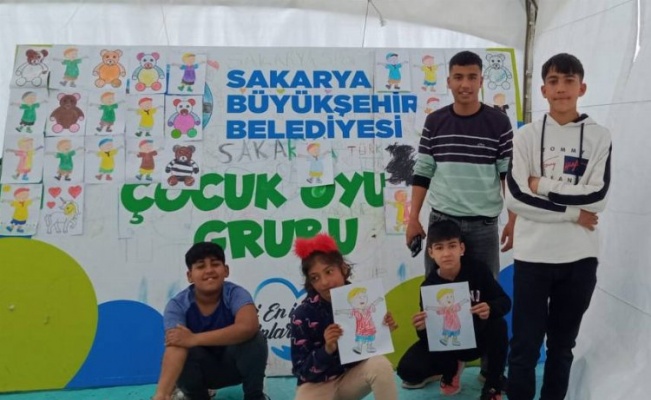 Sakarya Diyarbakır’da afet çocuklarının sevinci oldu