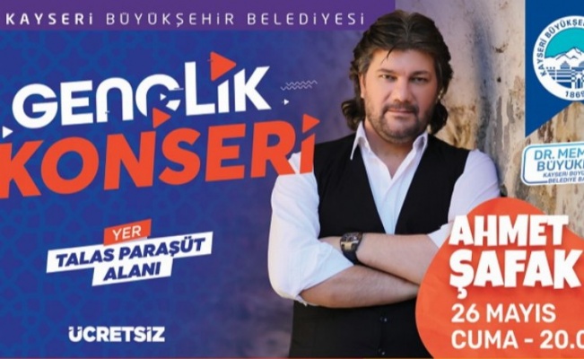 Kayseri Büyükşehir'den gençlik konseri