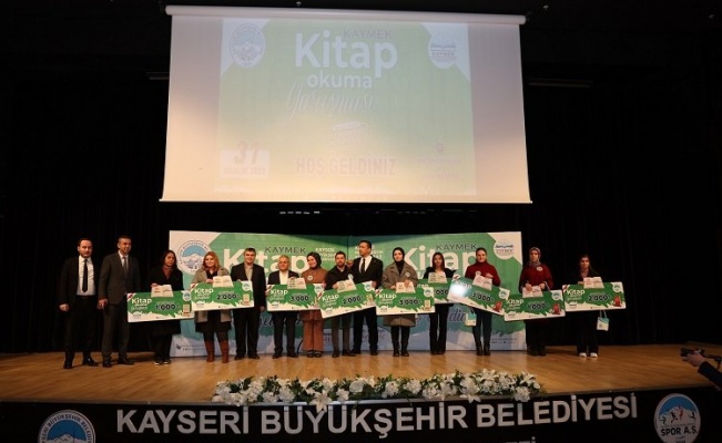 Kayseri'de kitap okuma yarışması heyecanı