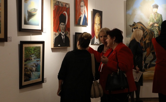 “Cumhuriyet ve Biz - 7” resim sergisi kapılarını sanatseverlere açtı