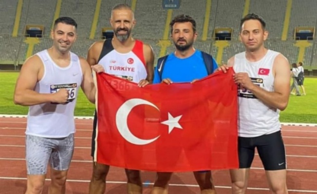 Mardin'deki polis atletizmde Balkan Şampiyonu
