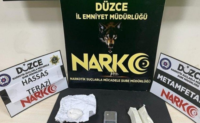 Düzce Anadolu Otoyolu'nda uyuşturucu operasyonu