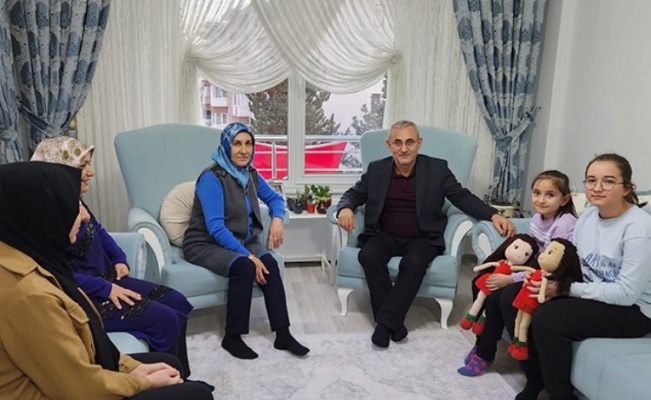Kütahya'da Başkan Işık'tan şehit ailelerine ziyaret