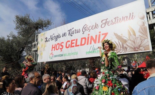 3. Bayındır Turan Nergis ve Kuru Çiçek Festivali yapıldı