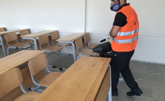 Darıca’da okullar dezenfekte edildi