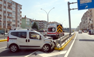 Trafik kazası: 1 yaralı
