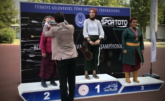 Geleneksel Türk okçuluğunda Büyükler Türkiye Şampiyonası final müsabakaları yapıldı