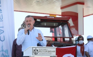 Kocaeli'de çiftçilere 2 milyon litre akaryakıt desteği