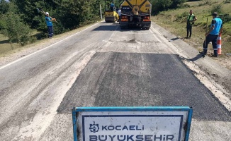 Köyleri bağlayan yol asfaltlandı