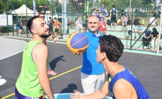 Çayırova'da sokak basketbolu heyecanı
