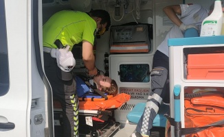Gebze'de motosiklet sürücüsü yaralandı