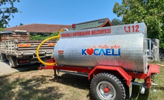 Kırsal kesime su tankeri desteği