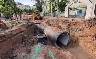 Çayırova'da yağmursuyu altyapı çalışmaları