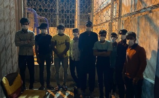 Kocaeli'de 9 düzensiz göçmen yakalandı