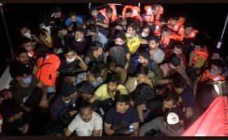 Teknede 58 düzensiz göçmen bulundu