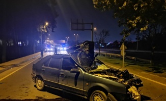 İstanbul'da aracıyla polisten kaçan sürücü Gebze'de kaza yaptı