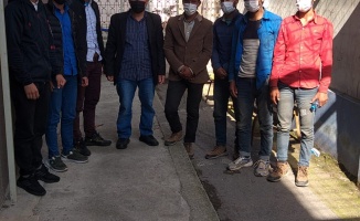 Kocaeli'de  8 düzensiz göçmen yakalandı