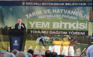 Kocaeli'de çiftçiye 38,5 milyon liralık gübre ve tohum desteği