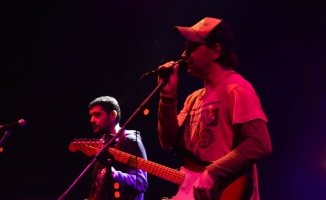 Rock müzik grubu Duman, Bursa'da konser verdi