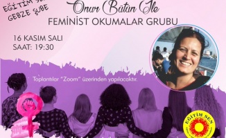 Eğitim Sen Gebze Şubesi  feminist okumaları Kasım ayı buluşması