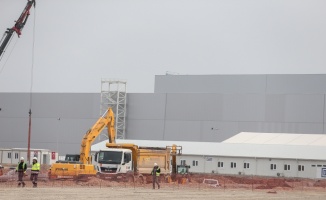 TOGG'un Gemlik'teki fabrikasının inşası hızla sürüyor