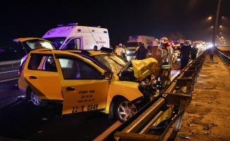 Trafik kazasında 10 kişi yaralandı