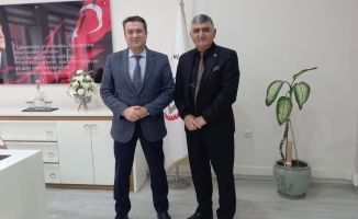 Murat Kaya'dan Milli Eğitim Müdürü Oğuz'a ziyaret