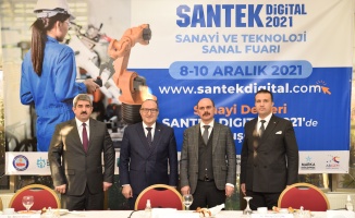 SANTEK DIGITAL 2021-SANAL FUARI için basın toplantısı düzenlendi