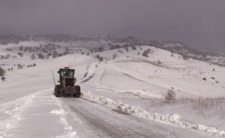Bilecik'te kar nedeniyle kapanan 79 köy yolu ulaşıma açıldı