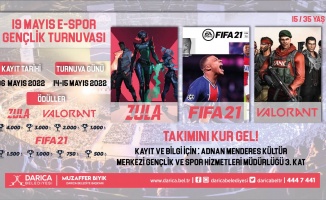 Darıca’da 19 Mayıs E-Spor Gençlik Turnuvası düzenlenecek