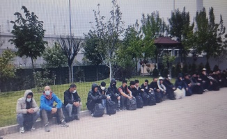 Dilovası'nda 27 kaçak göçmen yakalandı