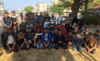 Dilovası'nda 75 kaçak göçmen yakalandı