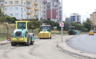 Çayırova Veysel Karani Caddesi yenileniyor