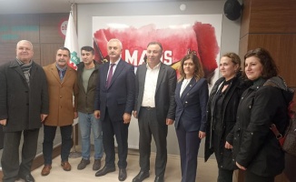 CHP adayları Çiler ve Çakır'dan sendika ziyareti