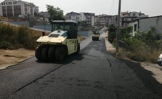 Gebze’nin mahallelerine  sıcak asfalt