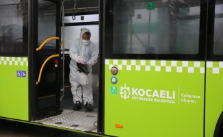 Büyükşehir otobüslerine teknolojik dezenfekte